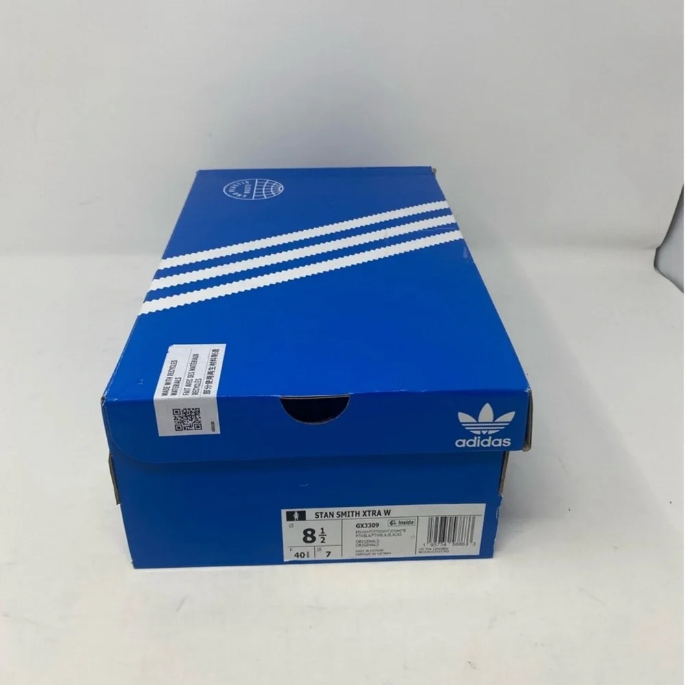 adidas Originals Stan Smith Xtra Women 8.5 Cloud White & Off White & straps NEW